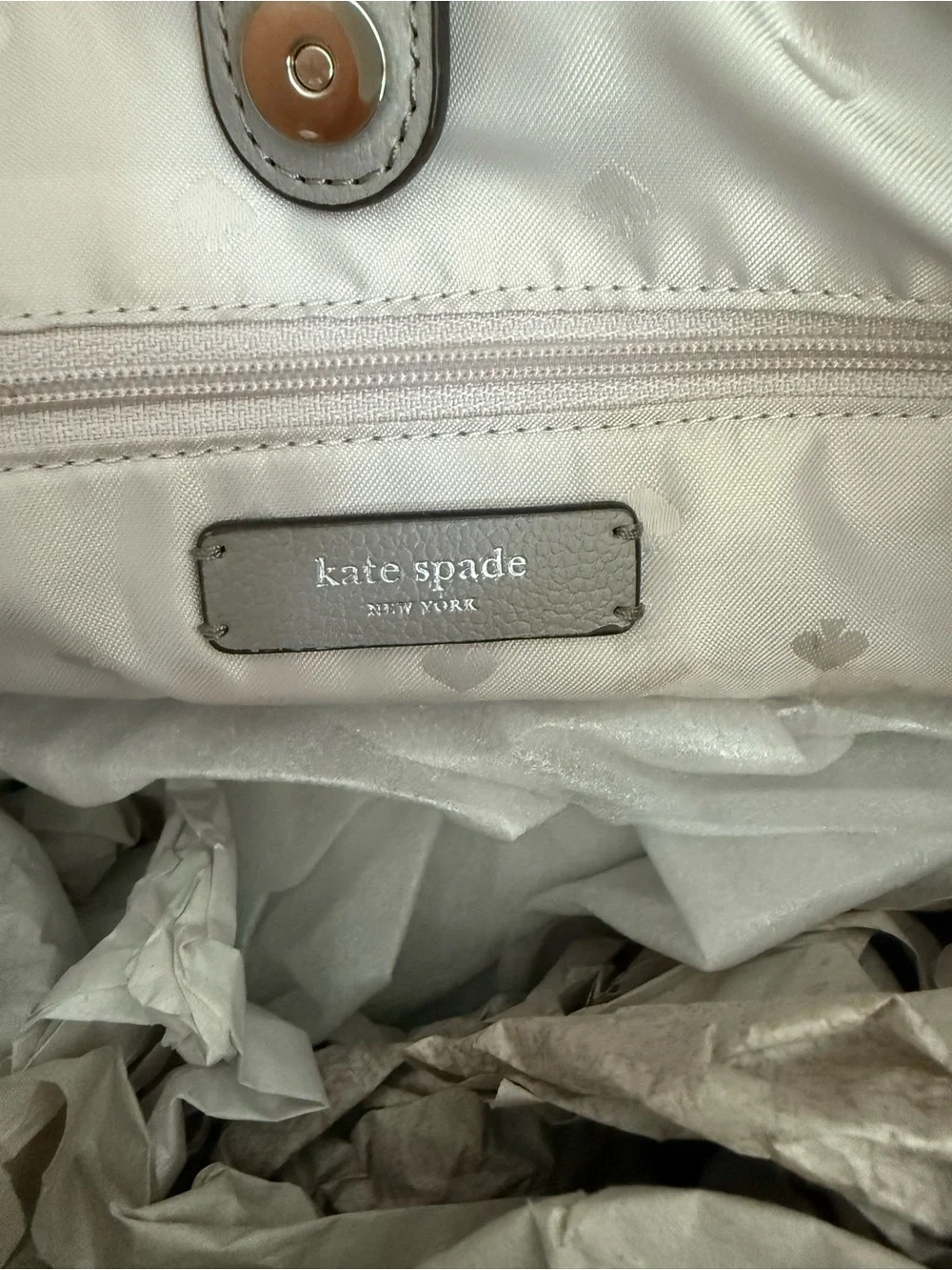 kate spade Cream Tote Bag